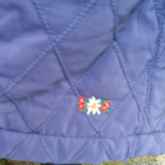 Post Card Italy quilted diamond Ski Jacket SZ.10 - Picture 3 of 12